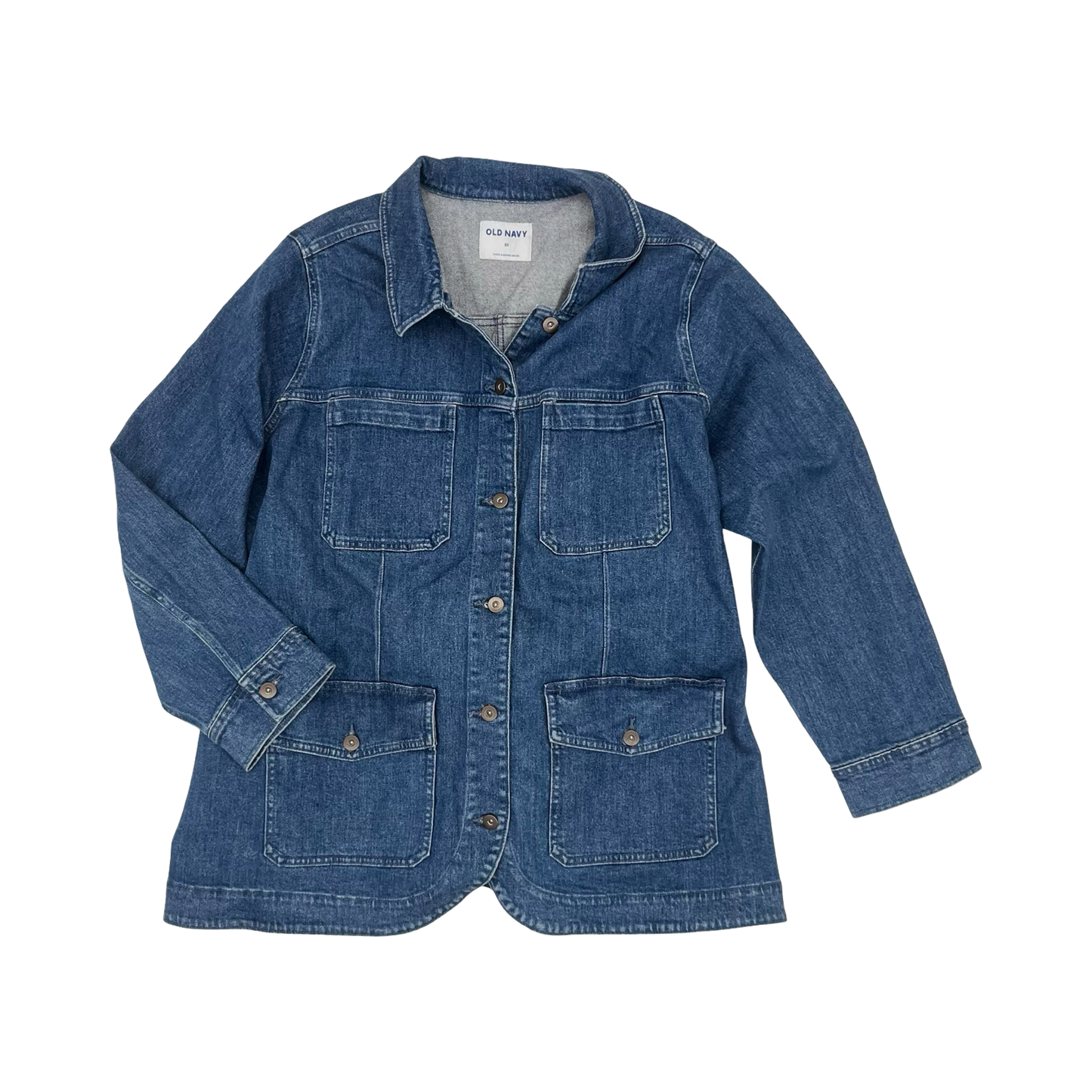 Jacket Denim By Old Navy In Blue Denim, Size:3X