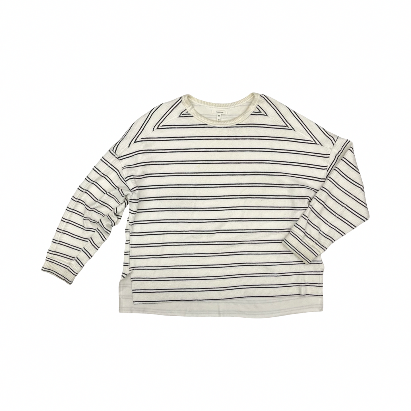 Top Ls By Maurices In Striped Pattern, Size:1