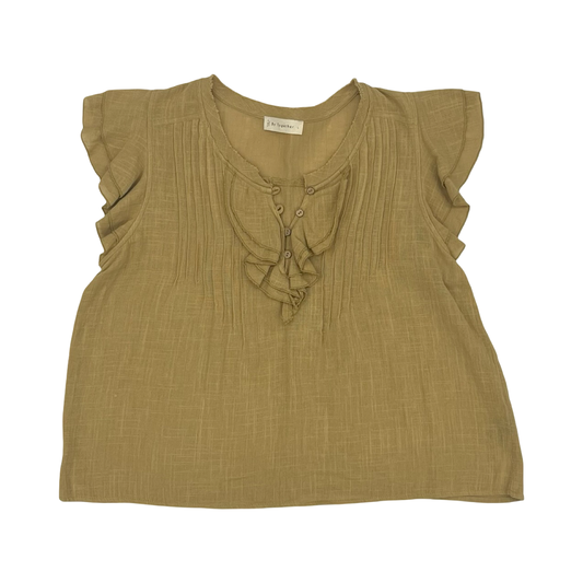 Blouse Ss By By Together In Brown, Size:L
