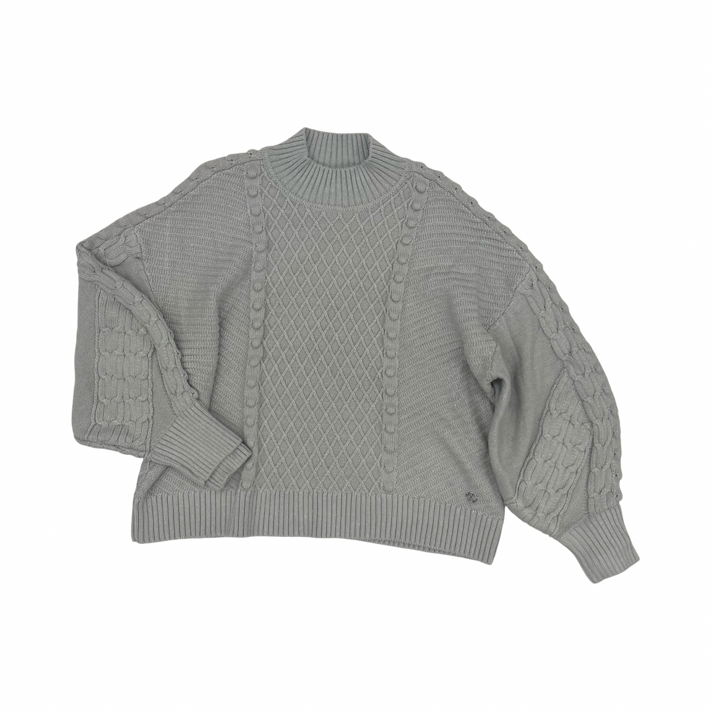 Sweater Designer By Karl Lagerfeld In Grey, Size:Xl