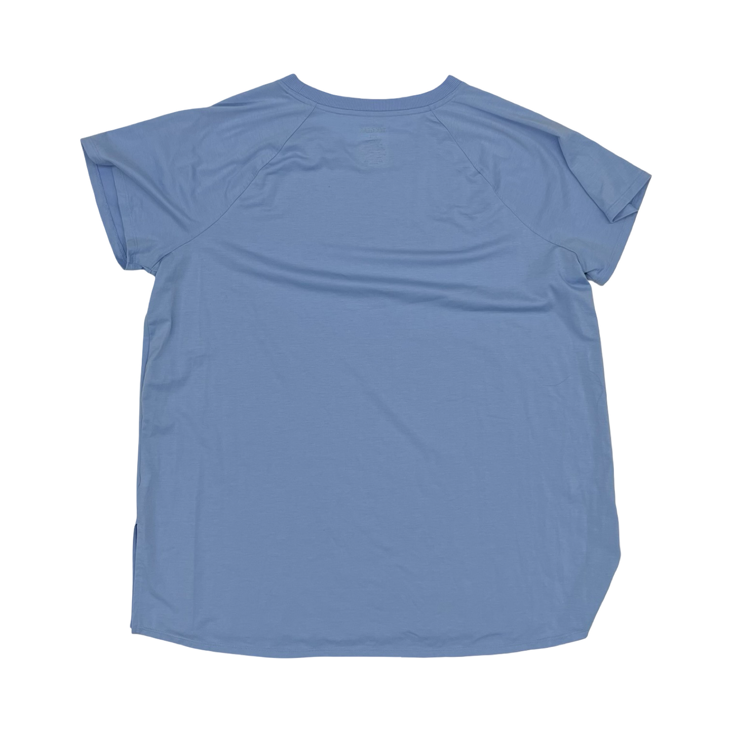 Athletic Top Ss By Tek Gear In Blue, Size:Xxl