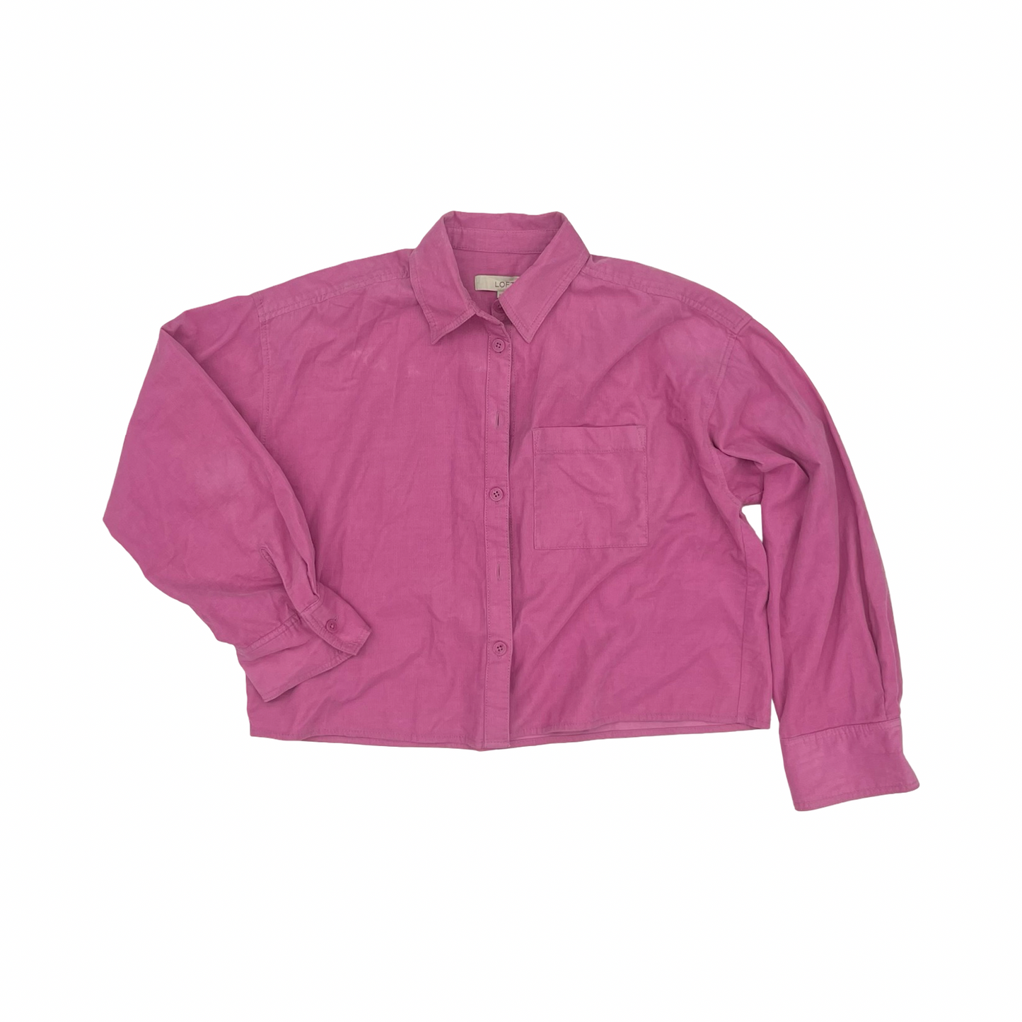 Top Ls By Loft In Pink, Size:M