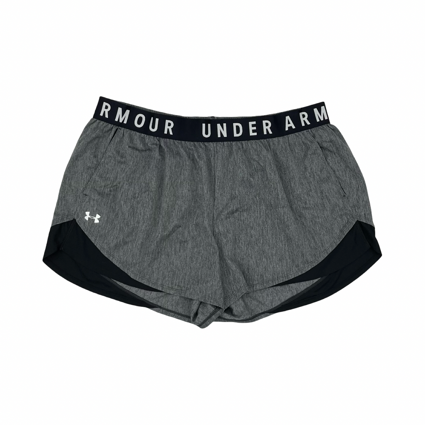 Athletic Shorts By Under Armour In Black & Grey, Size:3X
