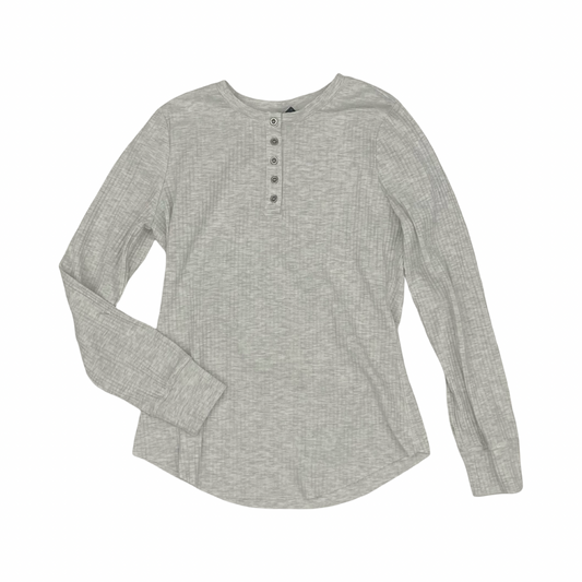 Top Ls By Clothes Mentor In Grey, Size:M