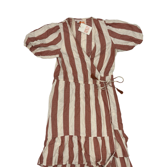 Dress Party Midi By Knox Rose In Striped Pattern, Size:M