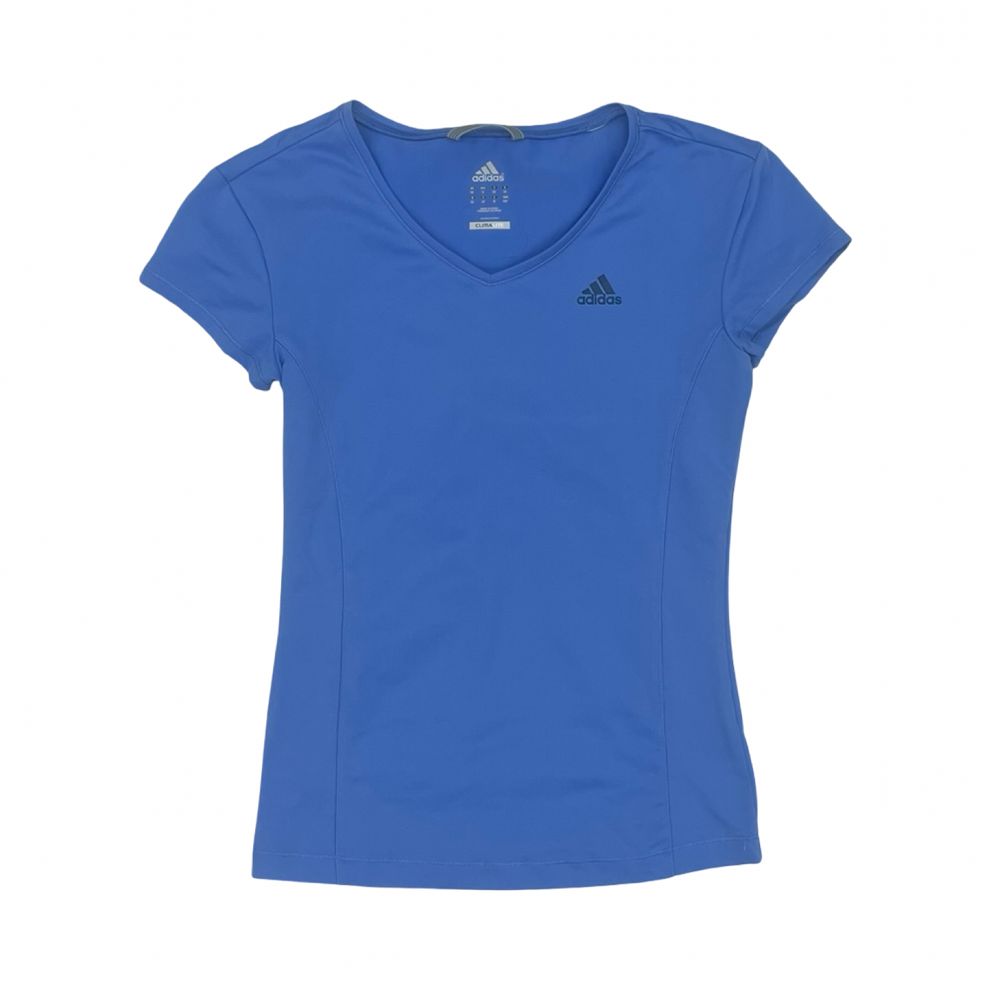Athletic Top Ss By Adidas In Blue, Size:S