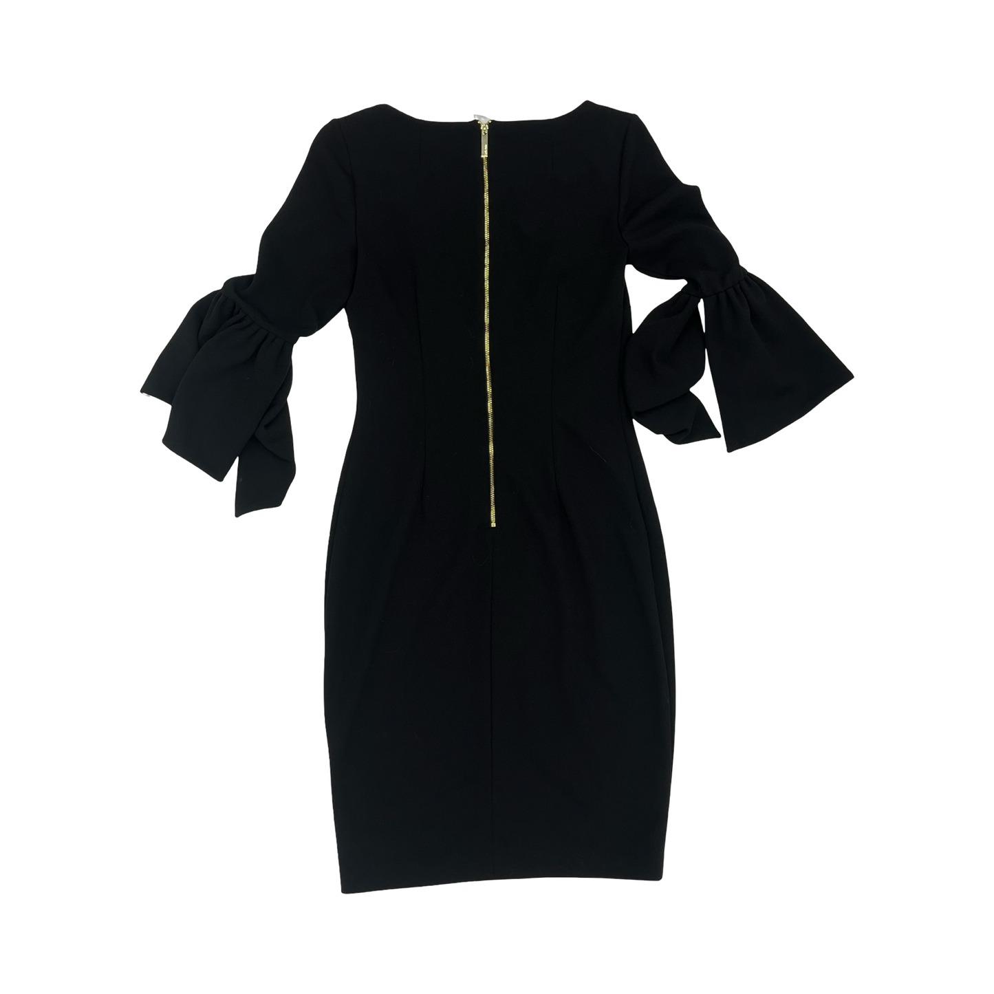 Dress Work By Calvin Klein In Black, Size:2