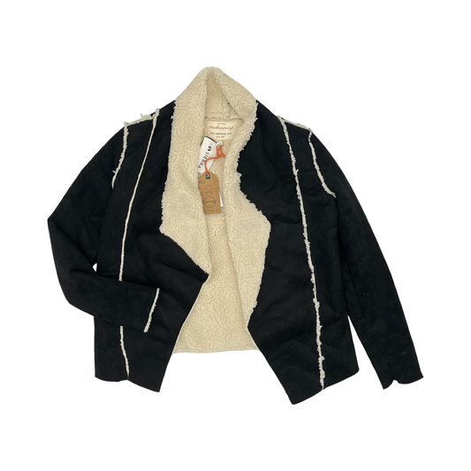 Jacket Moto By Weatherproof In Black, Size:S