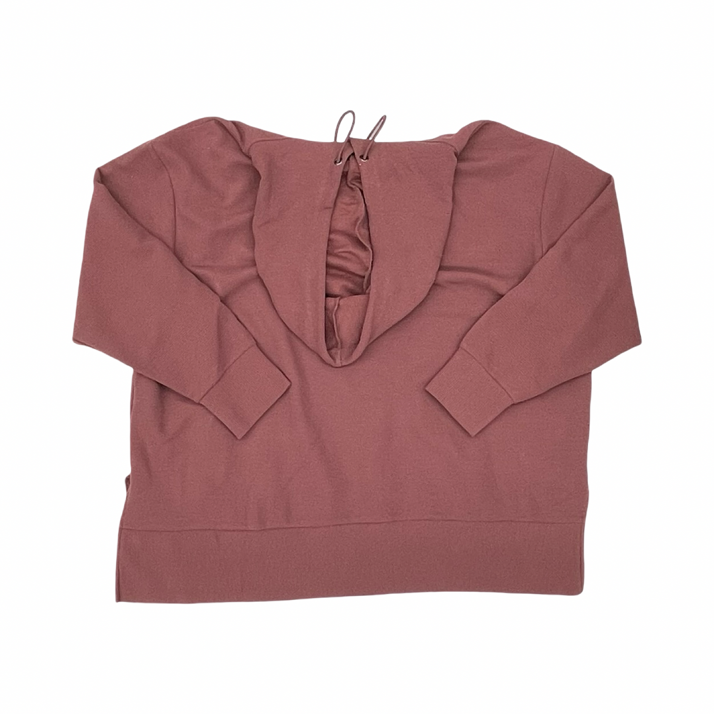 Sweatshirt Hoodie By Maurices In Taupe, Size:3X