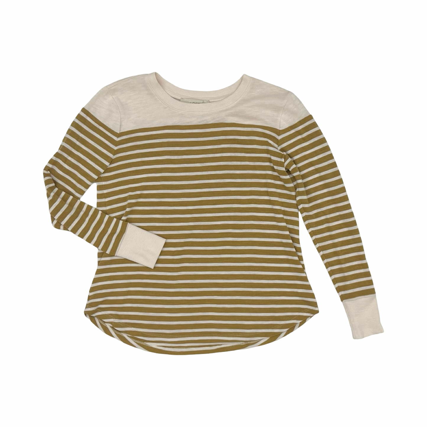 Top Ls By Loft In Tan, Size:M