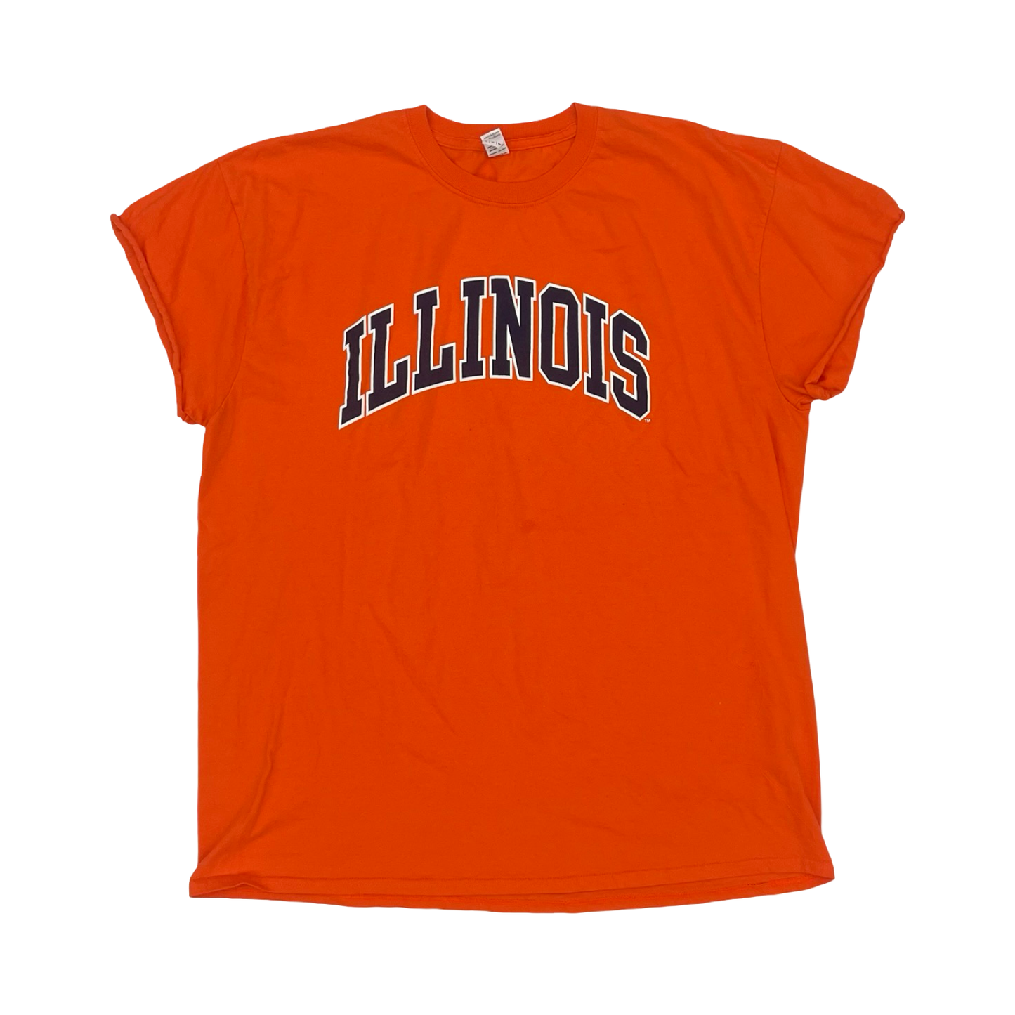 Athletic Top Ss By Anvil In Orange, Size:Xl