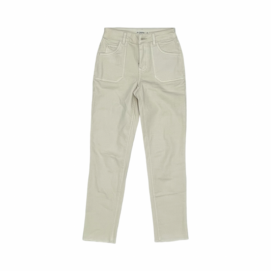 Jeans Straight By Maurices In Cream Denim, Size:0