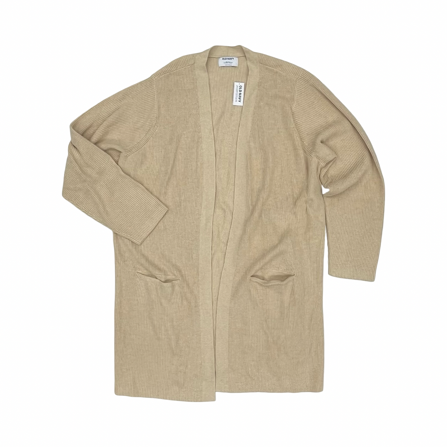 Sweater Cardigan By Old Navy In Tan, Size:Xxl