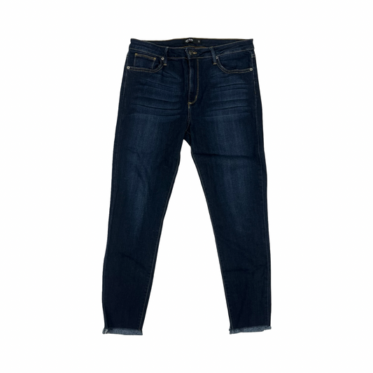 Jeans Skinny By Just Black In Blue Denim, Size:14