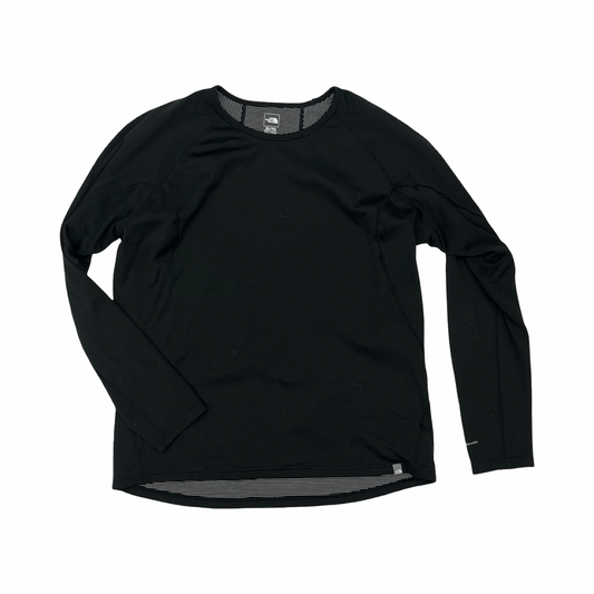 Athletic Top Ls Crewneck By The North Face In Black, Size:Xl