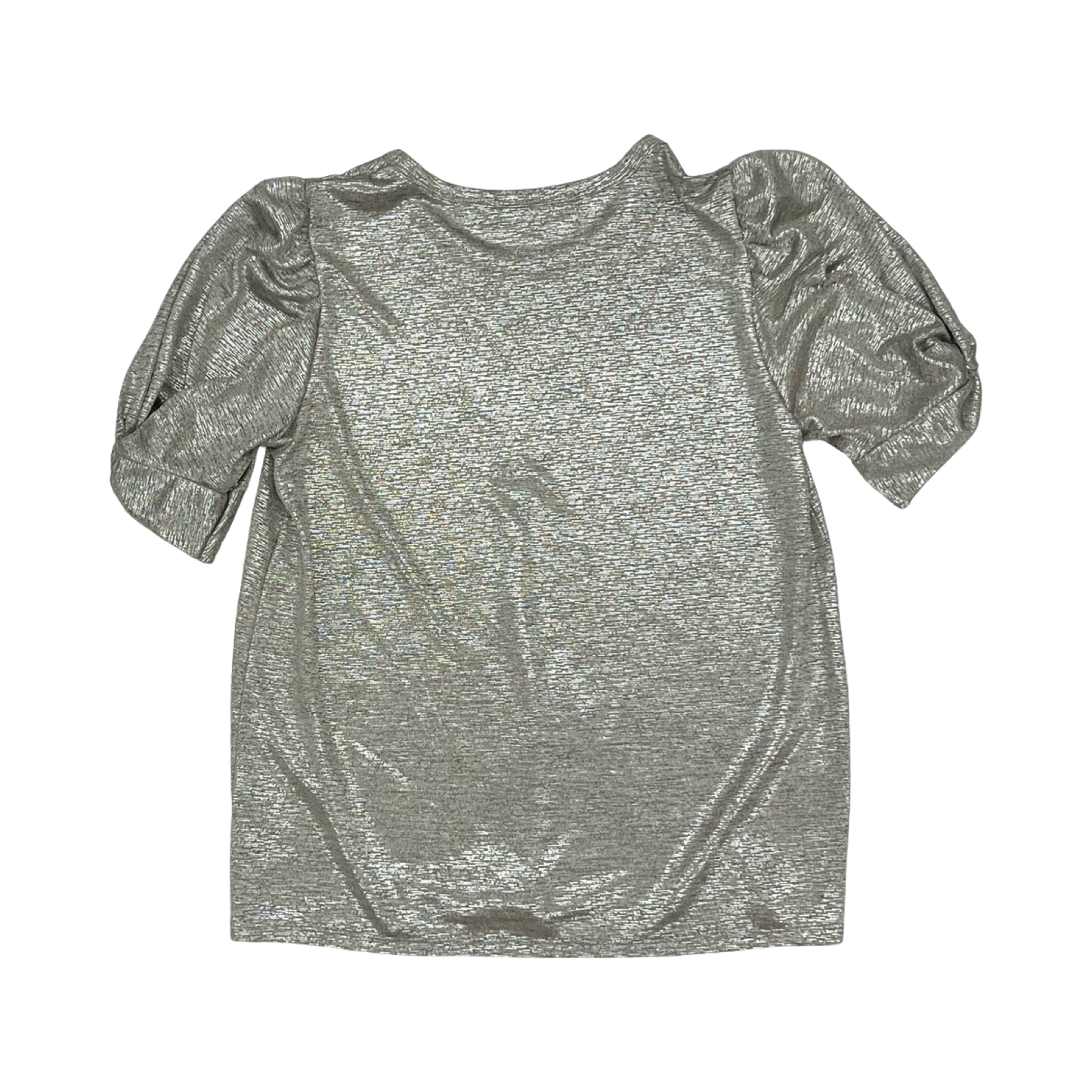 Blouse Ss By Kim & Cami In Silver, Size:S