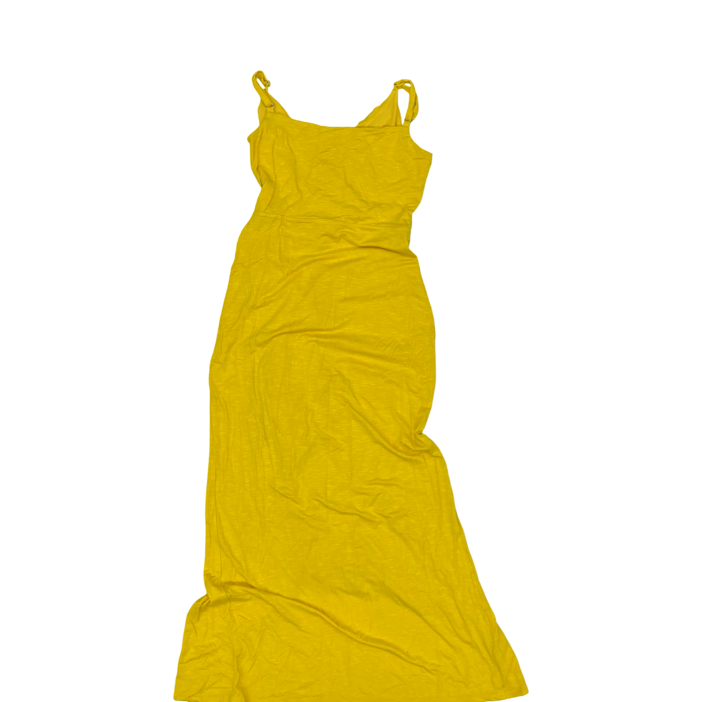 Dress Casual Midi By White House Black Market In Yellow, Size:2