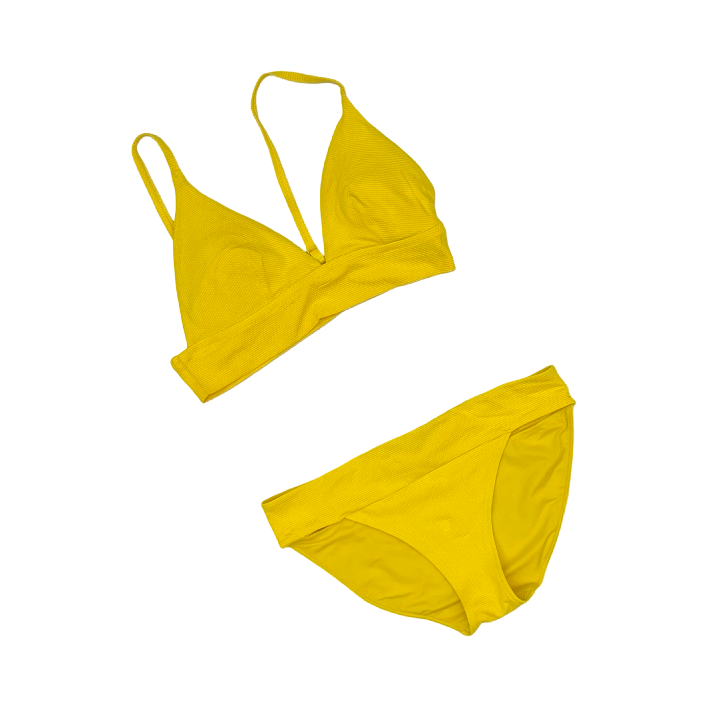 Swimsuit 2Pc By Aerie In Yellow, Size:L