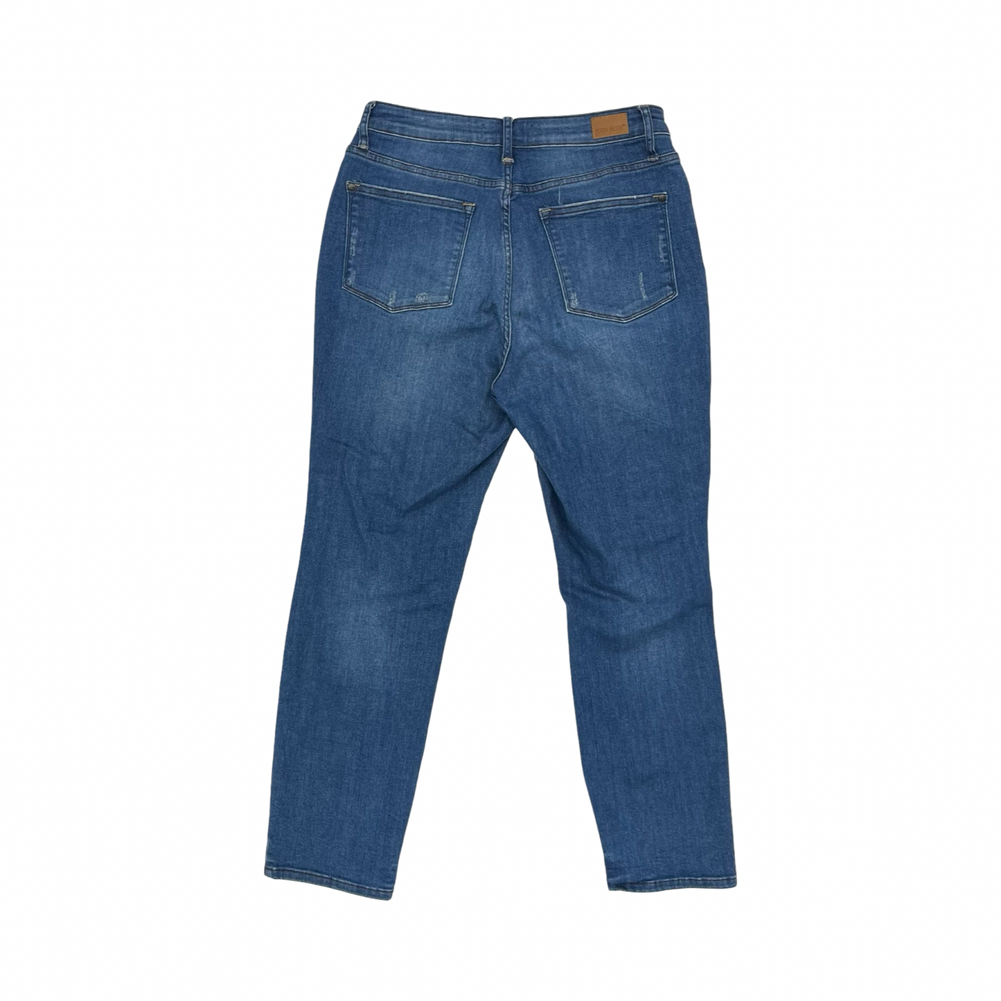 Jeans Boyfriend By Judy Blue In Blue Denim, Size:10