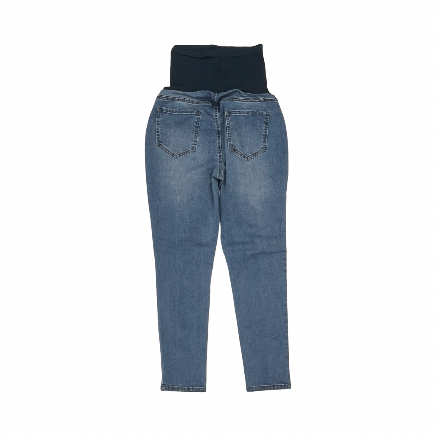 Mat Jeans By Motherhood In Blue Denim, Size:L