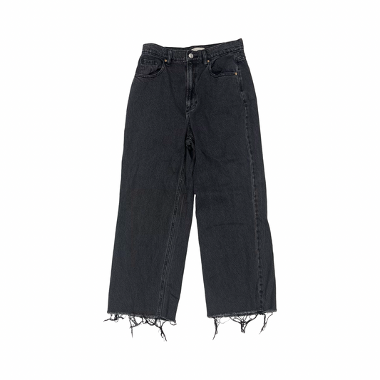 Jeans Wide Leg By Pacsun In Black Denim, Size:6