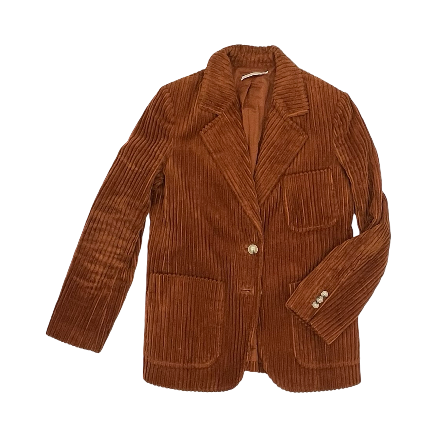 Blazer Designer By Tory Burch In Copper, Size:M