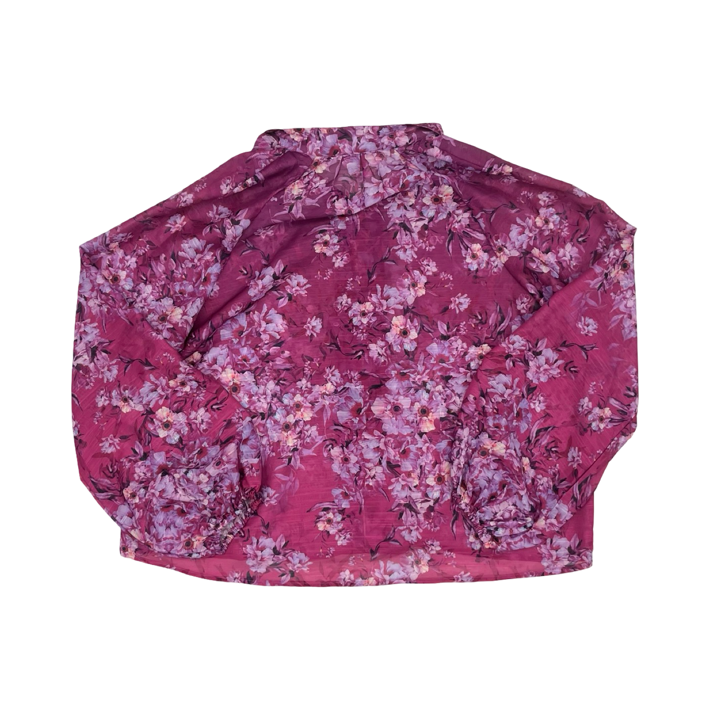 Blouse Ls By Umgee In Purple, Size:L