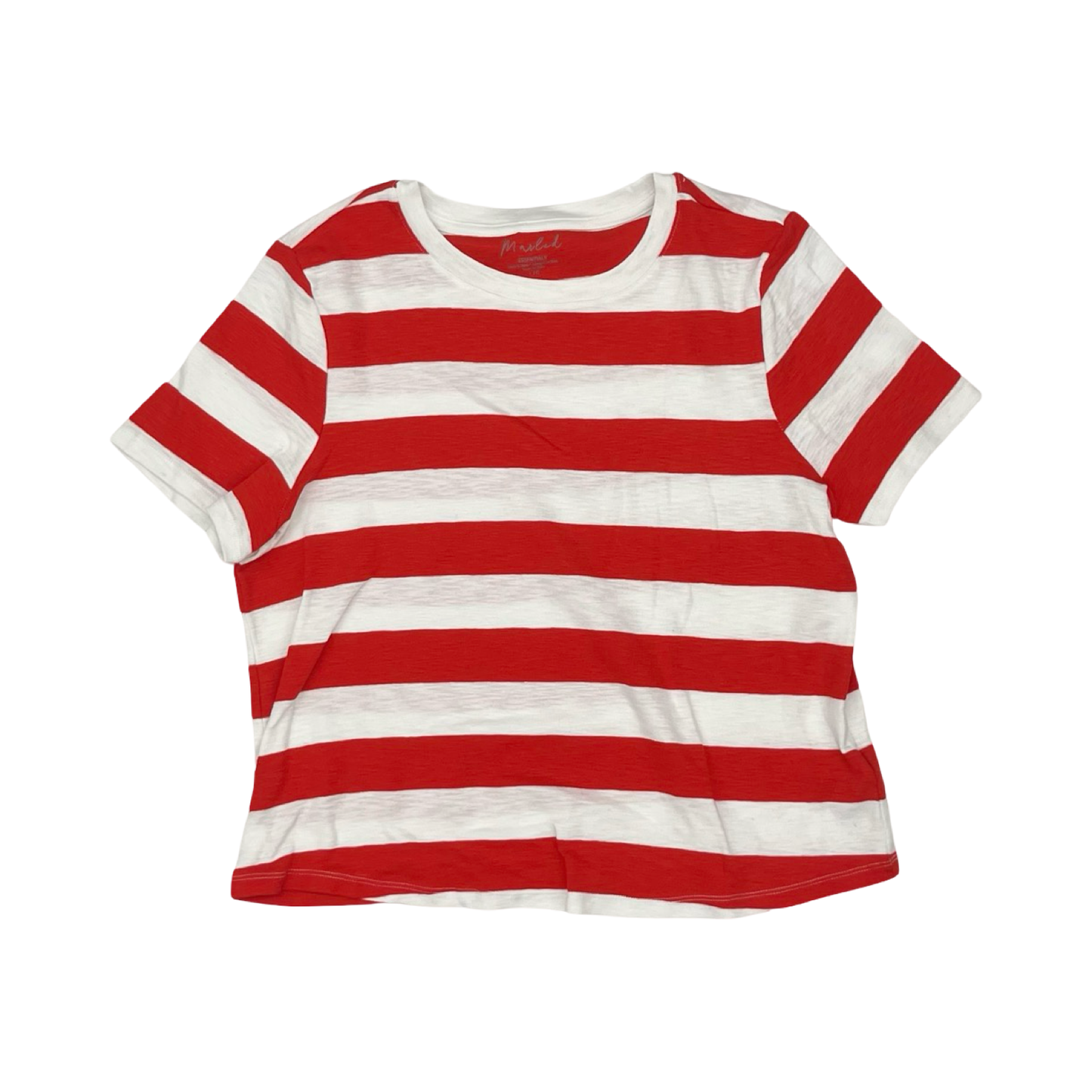 Top Ss By Marled In Red & White, Size:L