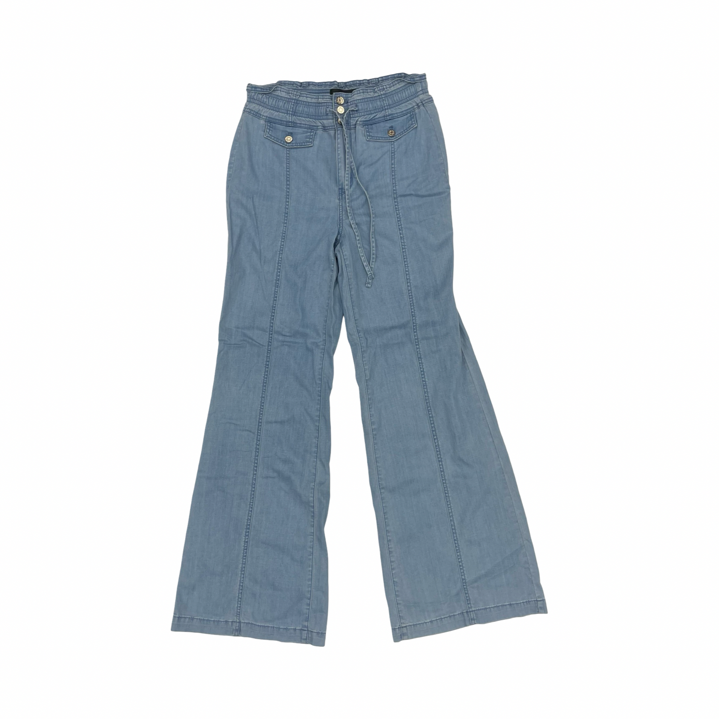 Pants Wide Leg By White House Black Market In Blue Denim, Size:6
