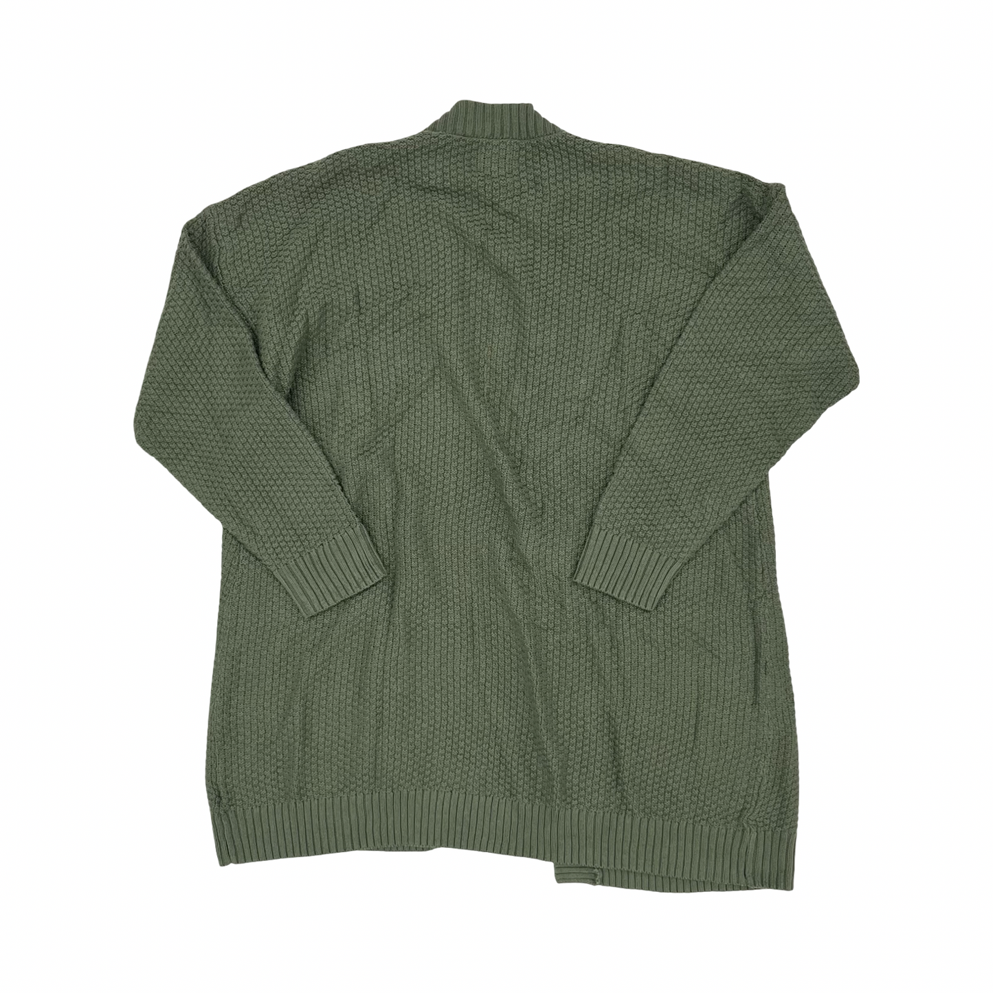 Sweater Cardigan By Gap In Green, Size:Xl