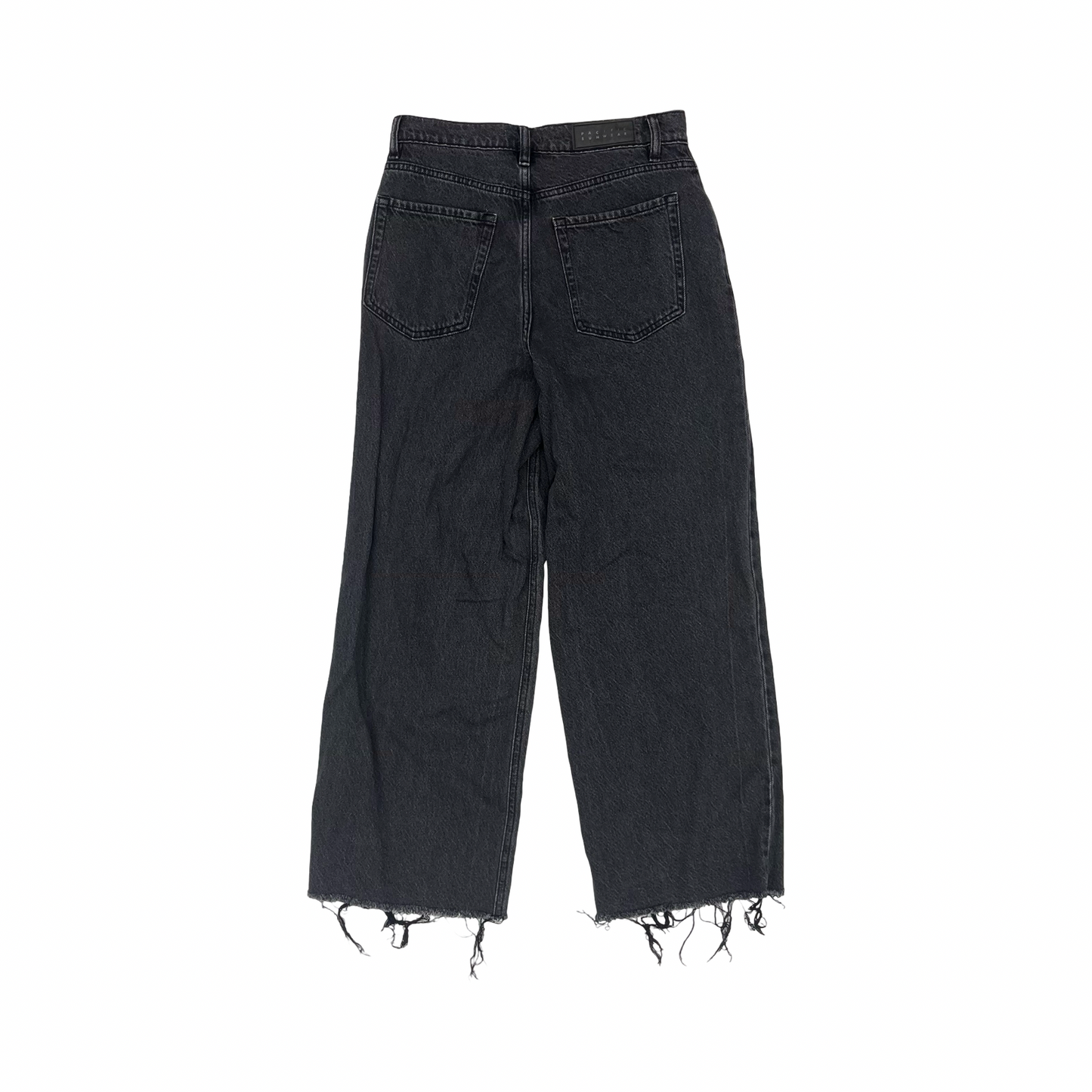 Jeans Wide Leg By Pacsun In Black Denim, Size:6