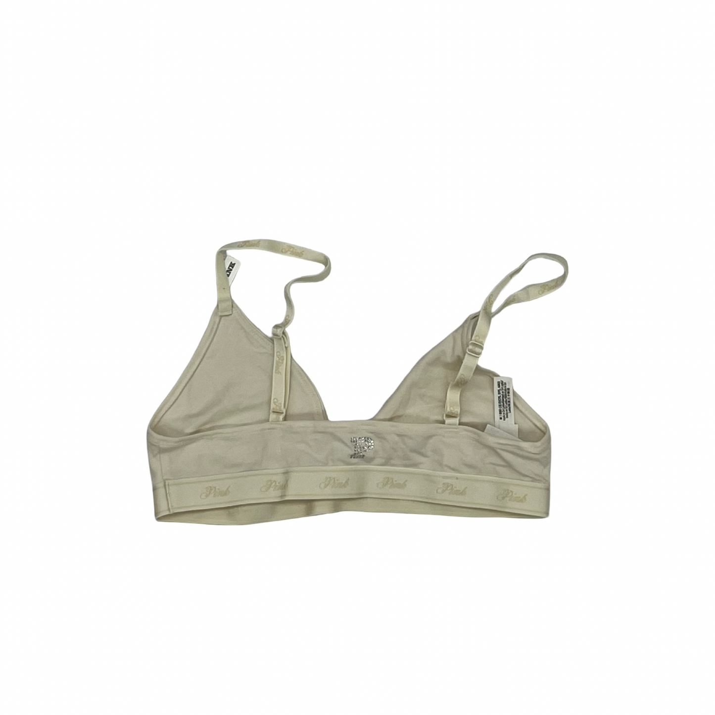 Bralette By Pink In Cream, Size:M