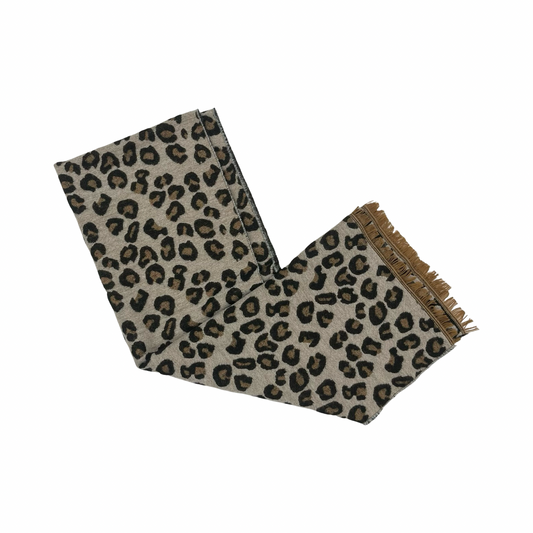Scarf Winter By Clothes Mentor In Leopard Print