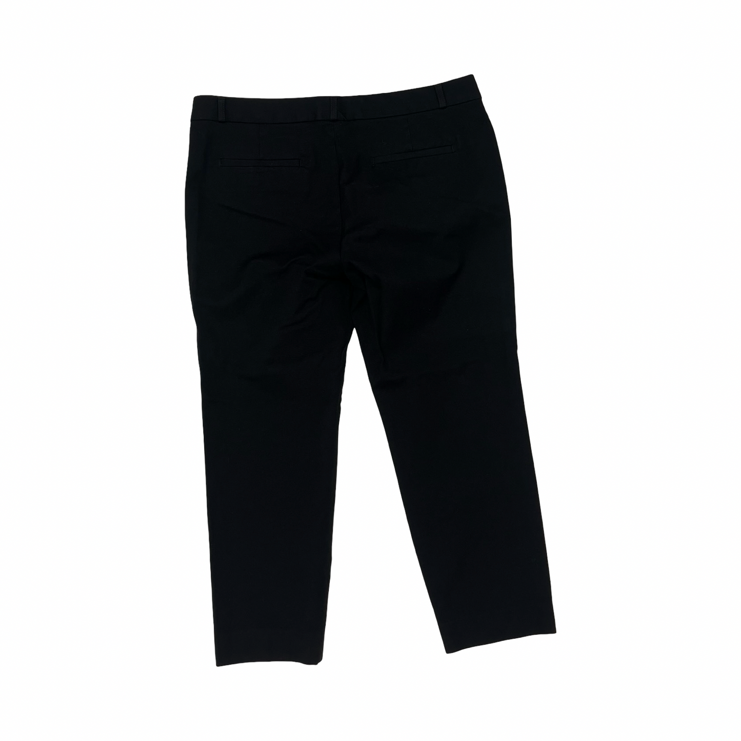 Pants Cropped By Banana Republic In Black, Size:12