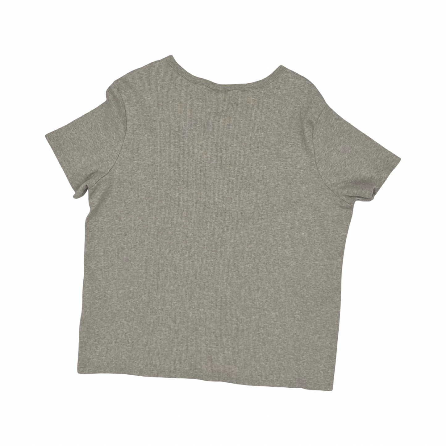 Top Ss Basic By H&M In Grey, Size:Xxl