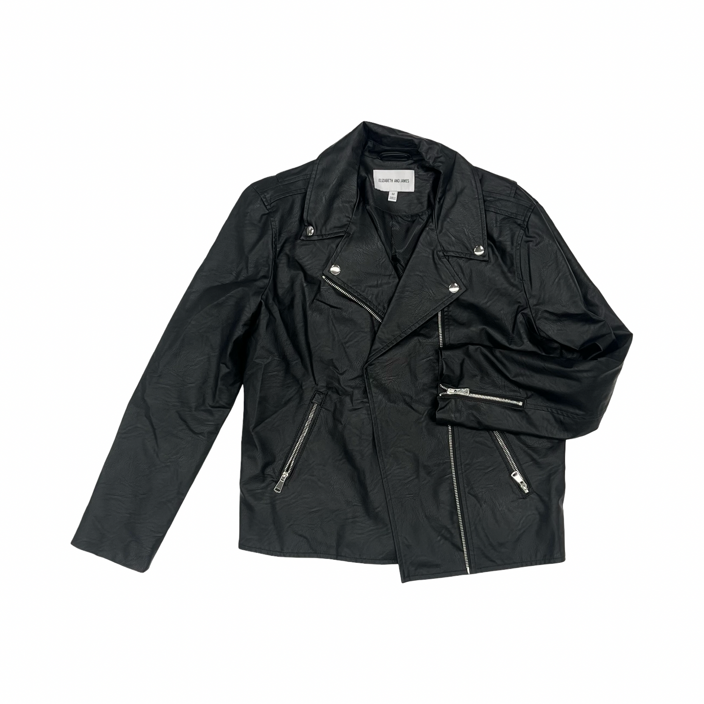Jacket Moto By Elizabeth And James In Black, Size:M