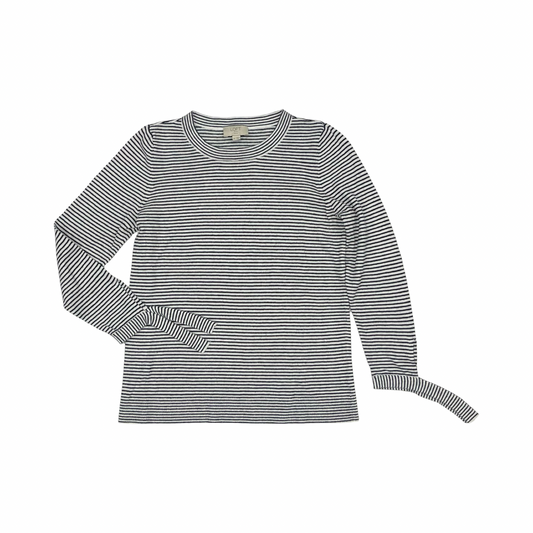 Top Ls By Loft In Blue & Cream, Size:Sp