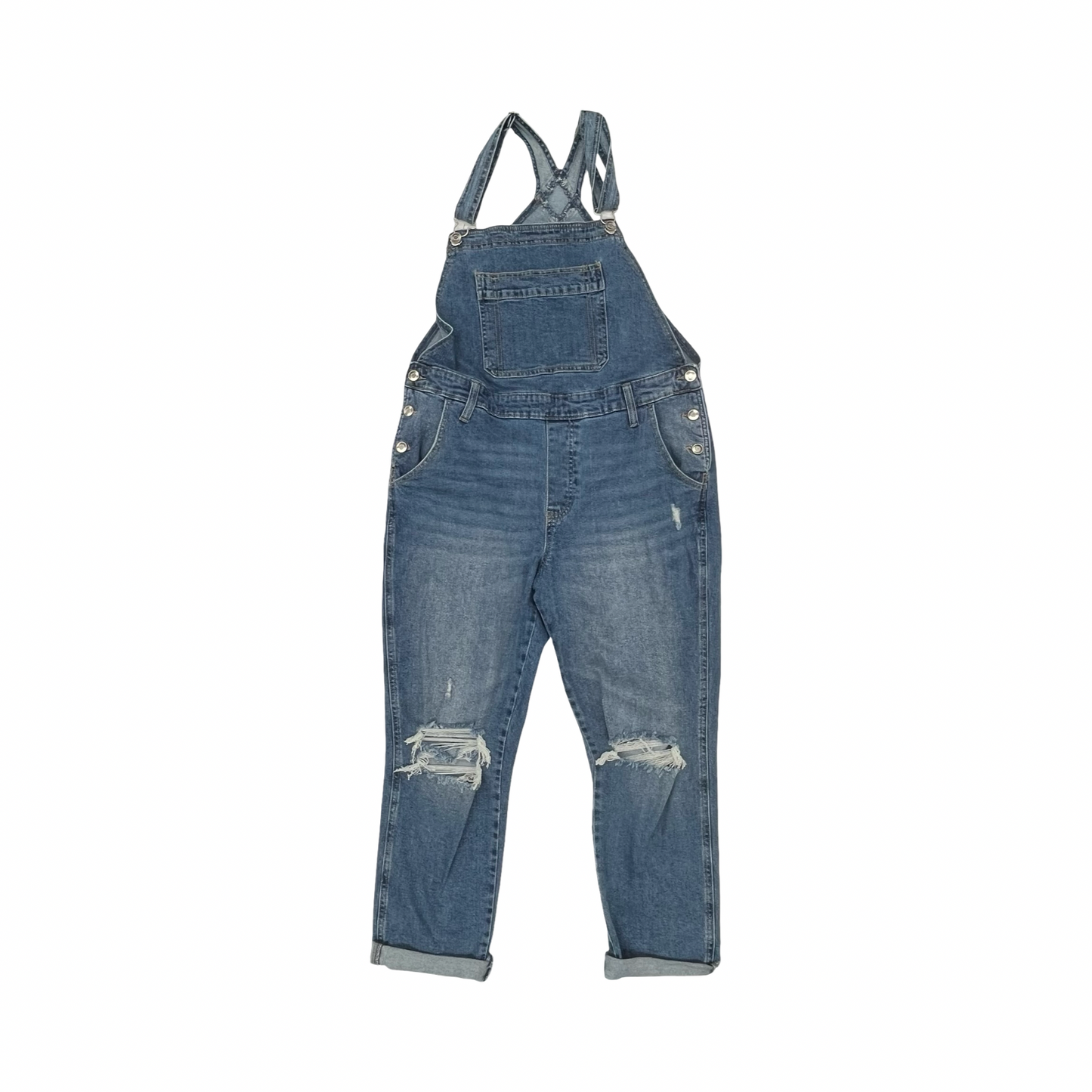 Overalls By Celebrity Pink In Blue Denim, Size:L