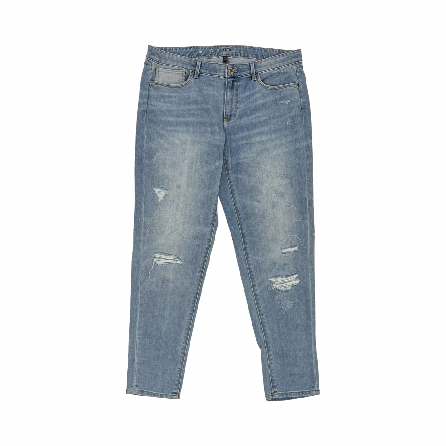 Jeans Boyfriend By White House Black Market In Blue Denim, Size:10