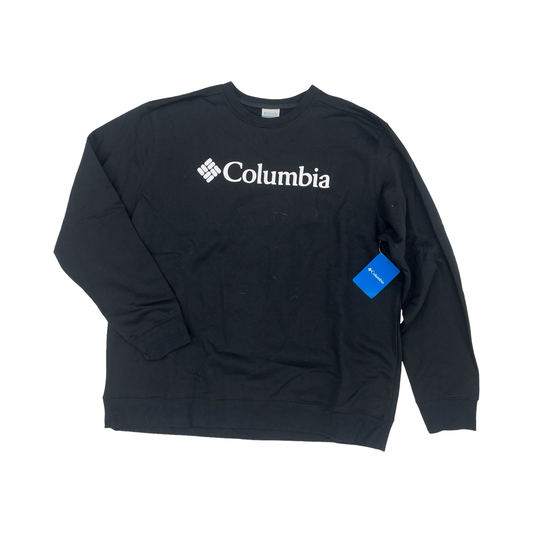 Athletic Sweatshirt Crewneck By Columbia In Black, Size:Xxl