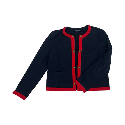 Cardigan By Tommy Hilfiger In Blue & Red, Size:L