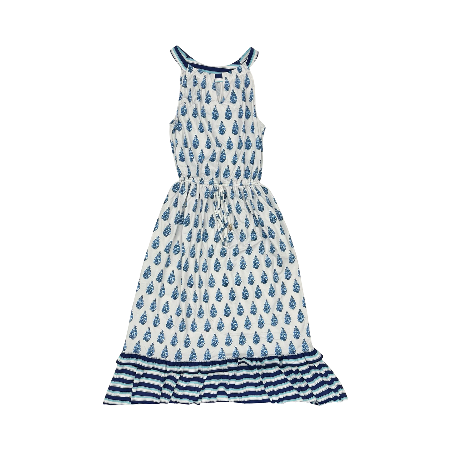 Dress Party Long By Cabana Life In Blue & White, Size:S