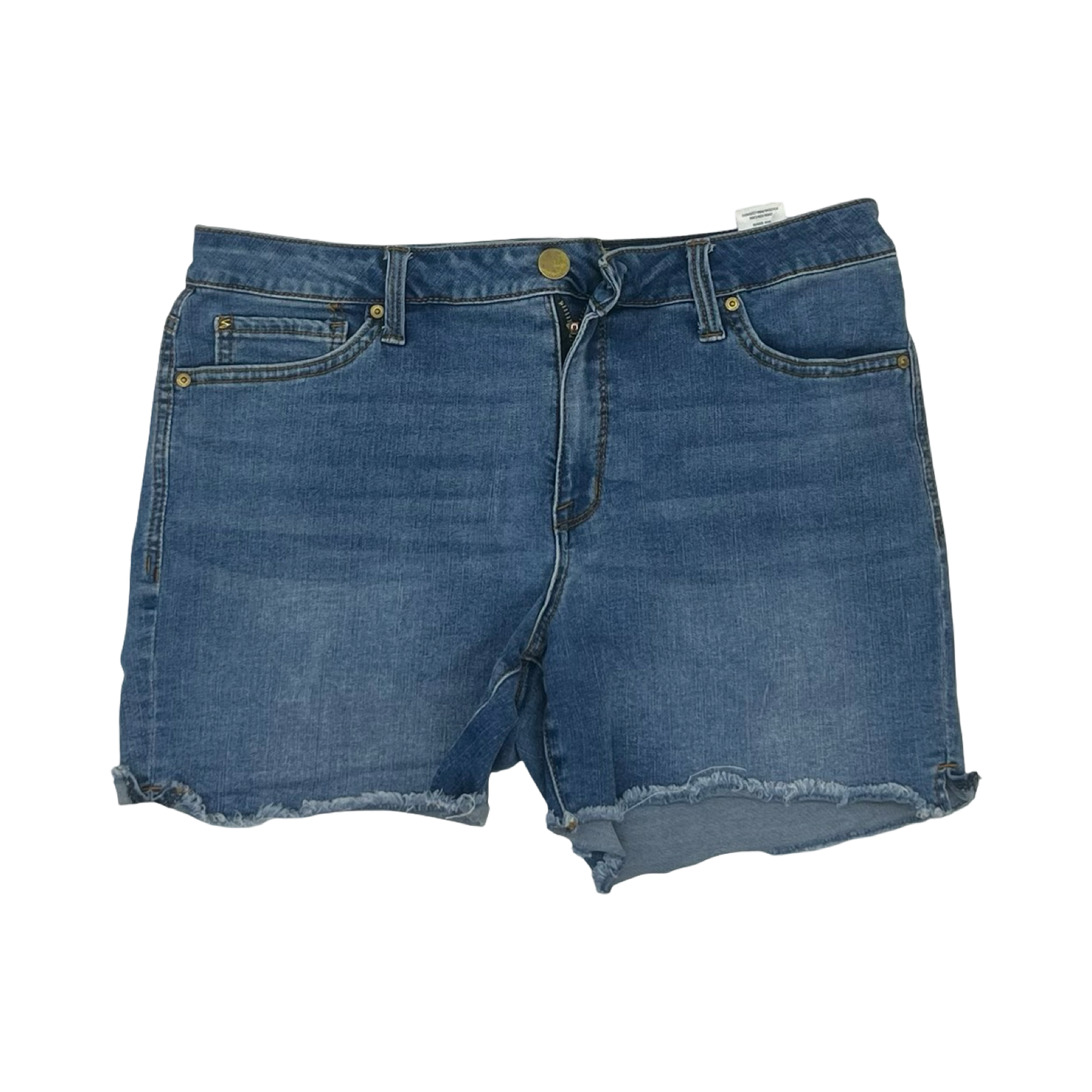 Shorts By Seven 7 In Blue Denim, Size:14