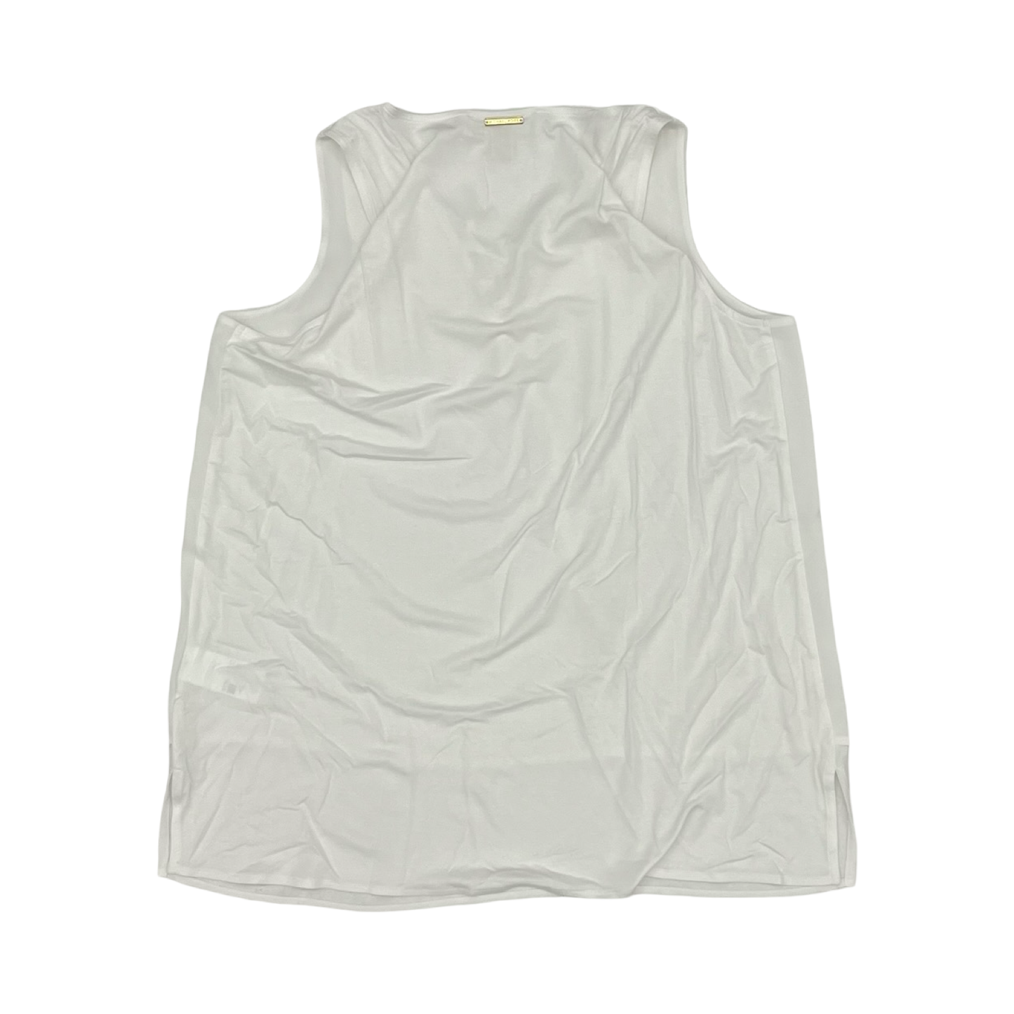Blouse Designer By Michael Kors In White, Size:L