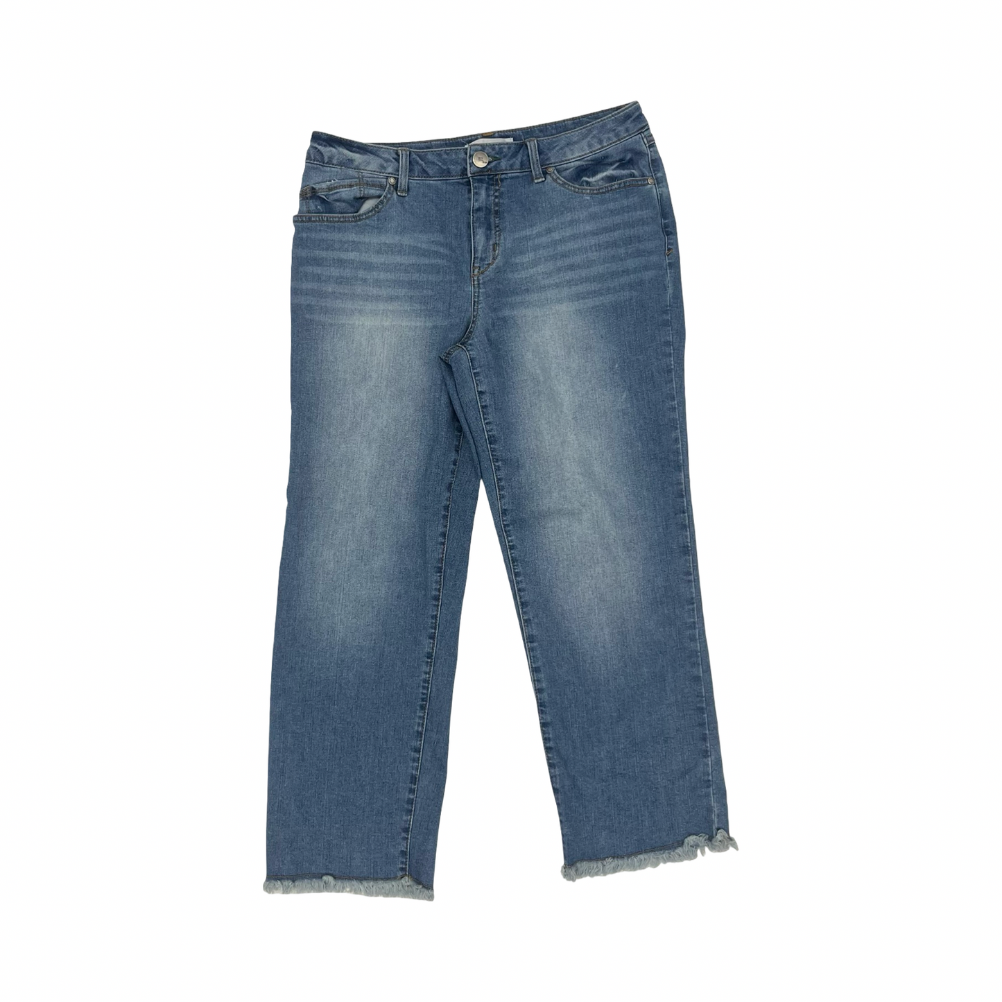 Jeans Straight By 1822 Denim In Blue Denim, Size:12