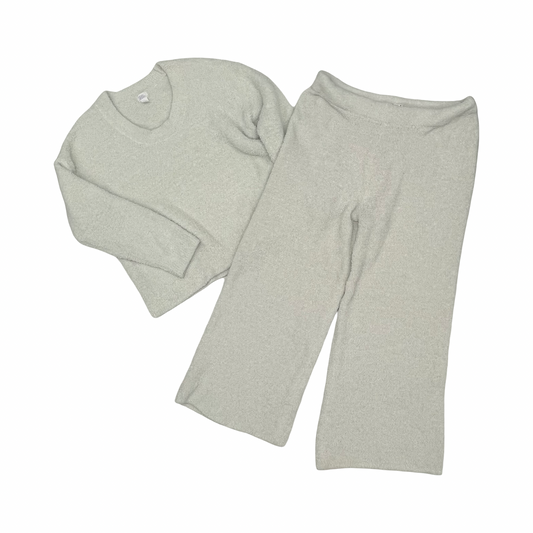 Lounge Set Pants By Stars Above In Cream, Size:Xxl