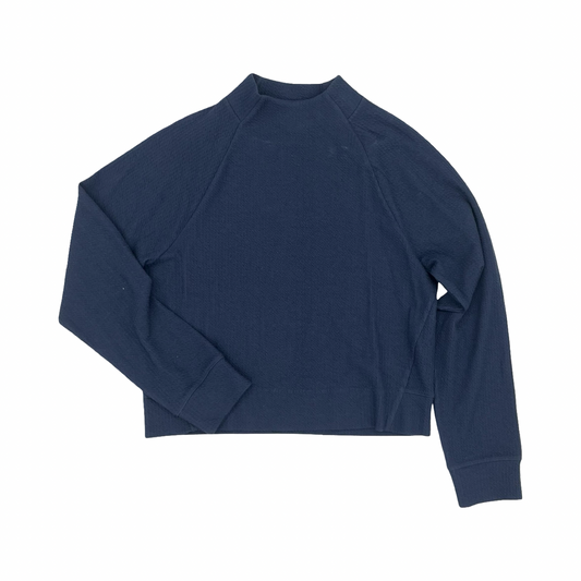 Athletic Top Ls Collar By Calia In Blue, Size:M