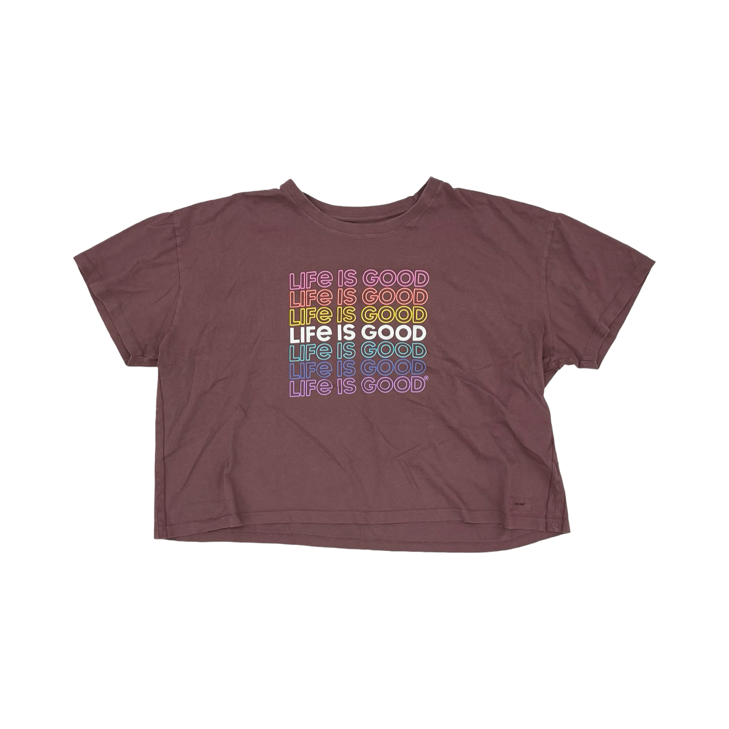 Top Ss By Life Is Good In Purple, Size:Xxl