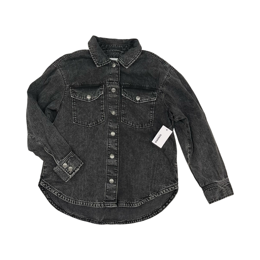 Jacket Denim By Sonoma In Black Denim, Size:M