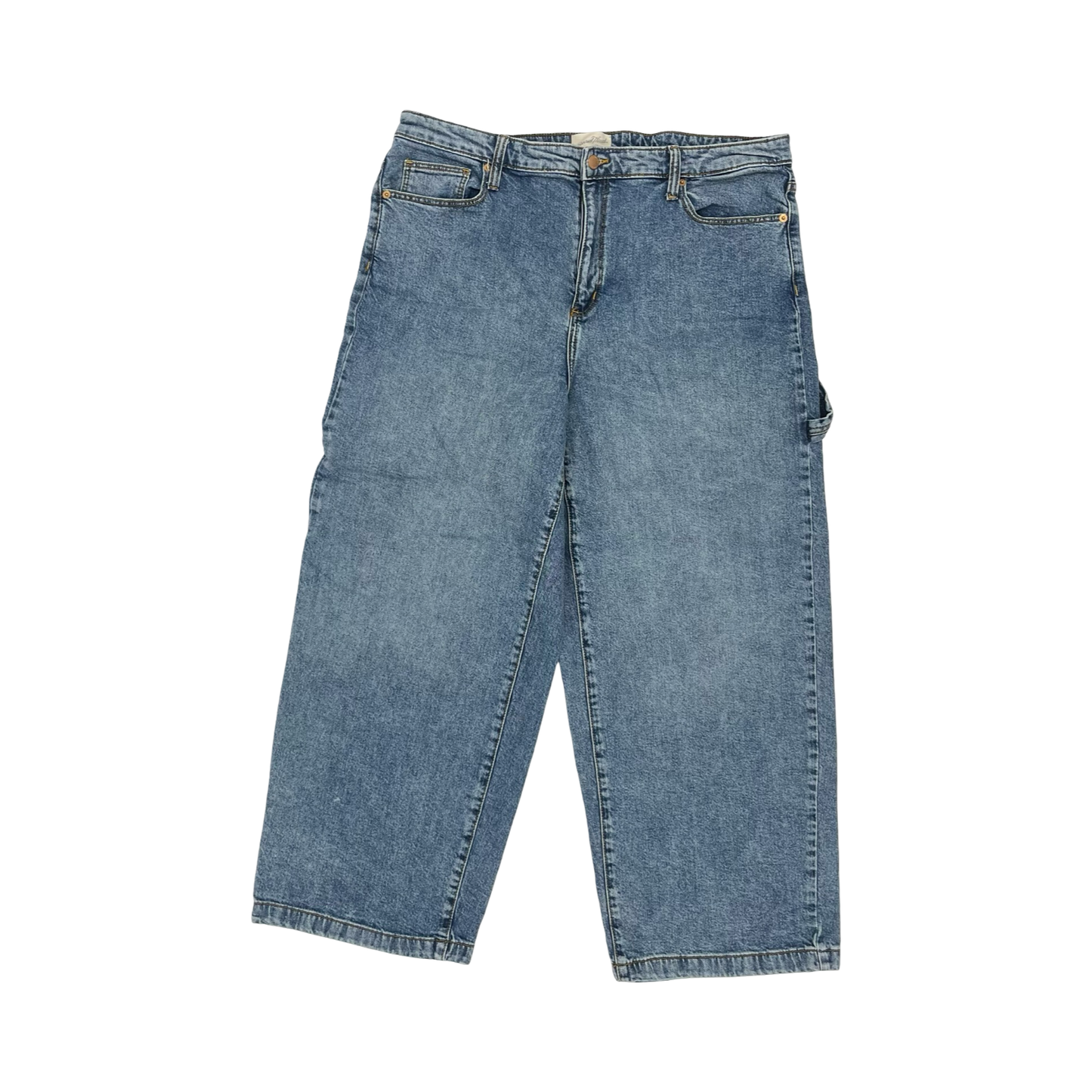 Jeans Wide Leg By Universal Thread In Blue Denim, Size:18